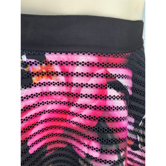 Ted Baker Orella Skirt Black Ribbon Floral Print Size 1 (or US size 4) - Picture 5 of 9